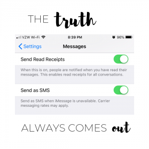 The Truth Always Comes Out | Millennials with Meaning