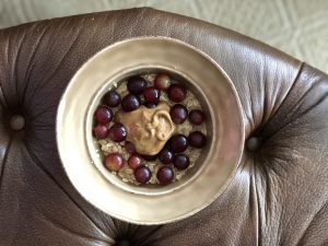 Oatmeal with Grapes and Almond Butter - What I Ate On My Daniel Fast | Millennials with Meaning