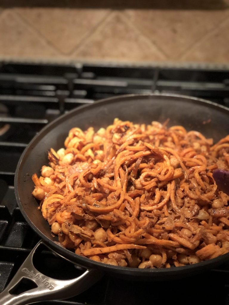 Sweet potato noodles - A Sample Daniel Fast Meal Plan | Millennials with Meaning