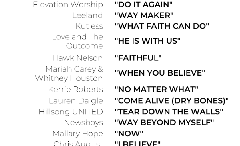 Faith Playlist