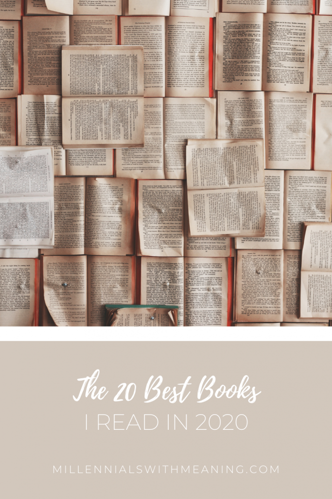 The 20 Best Books I Read in 2020 | Millennials with Meaning