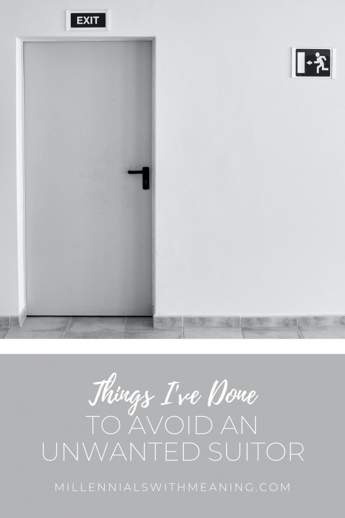 Things I've Done to Avoid an Unwanted Suitor | Millennials with Meaning