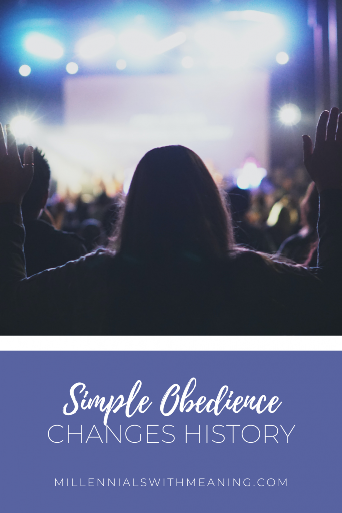 Simple Obedience Changes History | Millennials with Meaning