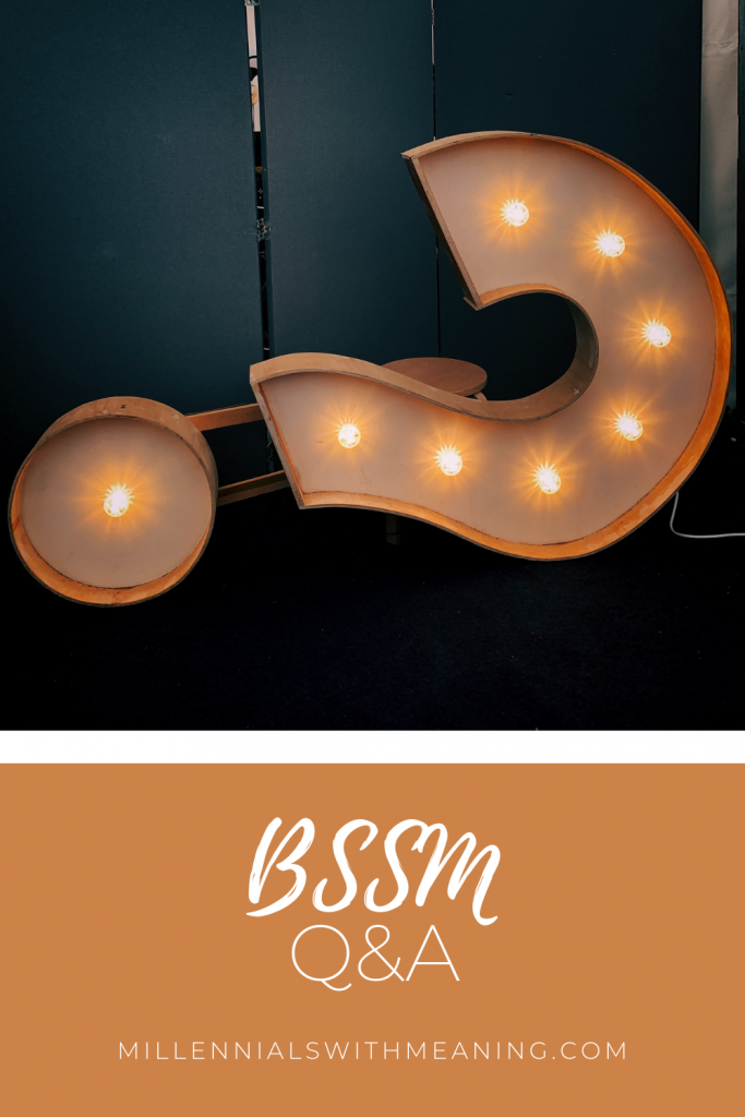BSSM Q&A | Millennials with Meaning