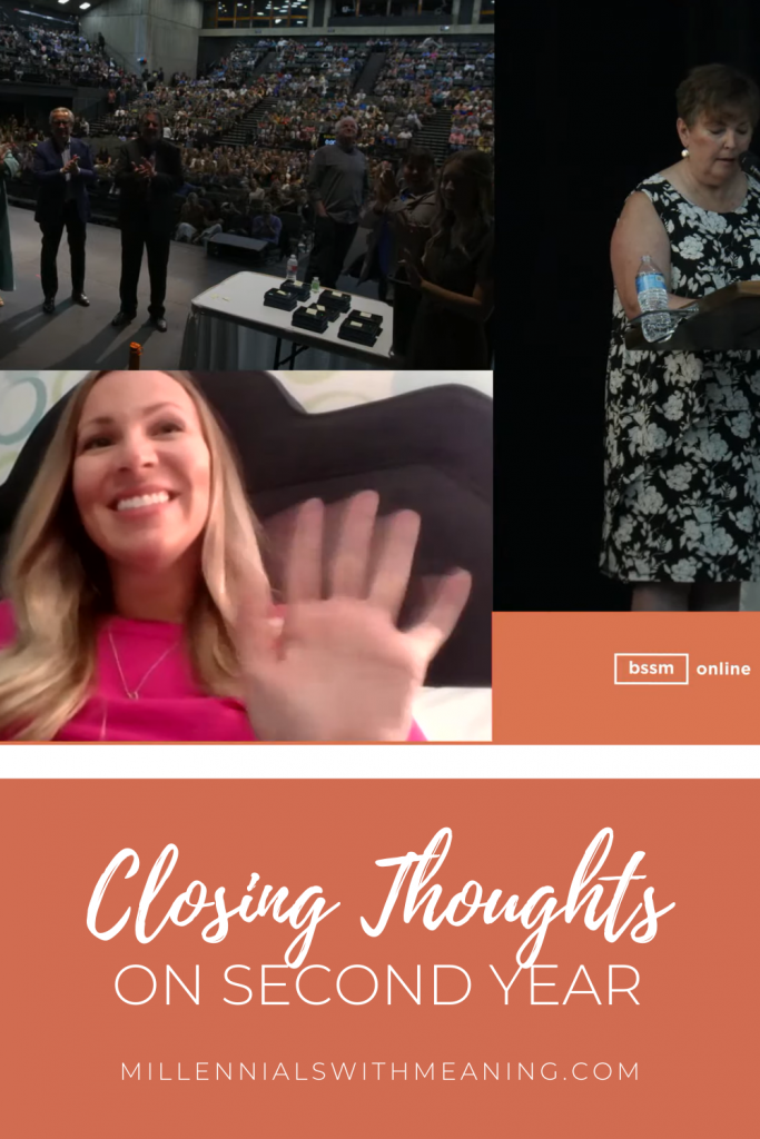Closing Thoughts on Second Year | Millennials with Meaning