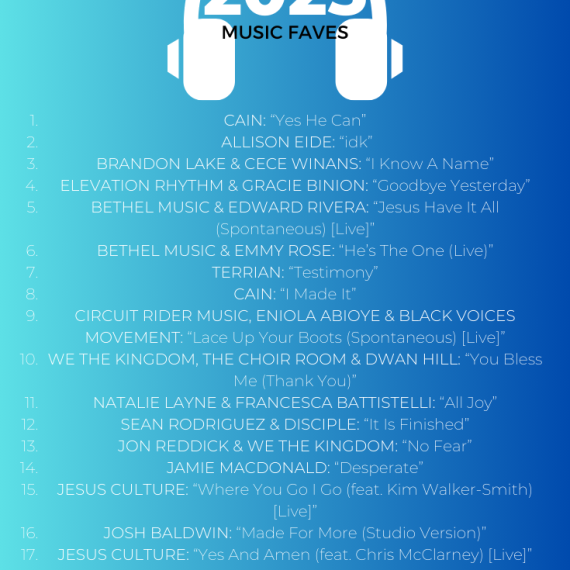 2025 Music Faves